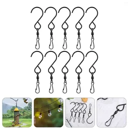 Hooks 8Pcs Swivel Clips Flower Pot Lantern Bird Feeder Hanging Basket Hanger