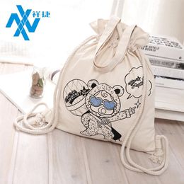 All cotton flannel cloth bag creative advertising gifts bundle bag environmental protection silk screen shopping shopping bag296B