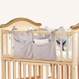 Storage Boxes Portable Infant Multi-Function Bag Baby Crib Hanging Diaper Organiser Toy Pocket