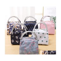 Lunch Boxes Bags Waterproof Bags Tote Portable Insated Lunchbox Storage Bag Thermal Food Picnic For Women Kids Functional Pattern Co Otlmo