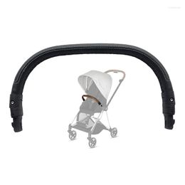 Stroller Parts Armrest Compatible Cybex Mios Series Prams Handrails Baby Cart Bumper Bar With Leather Cover Adjustable