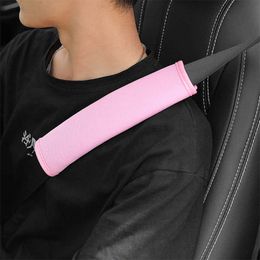 Safety Belts Accessories Car Accessories Child Cotton Safety Belt For Car Shoulder Protection Car-styling Pad The Seat Belt Cover Seat Belt Accessories T221212