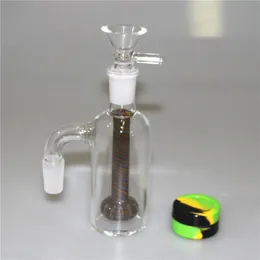 14mm 18mm Glass Ash Catchers With Bowls 45 90 Degrees Ashcatcher Tire Percolators For Glass Water Bongs Oil Dab Rigs