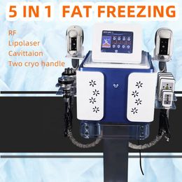 2023 4 Cryo 360 Handles Fat Freezing Machine Cryolipolysis Body Slimming Equipped With Laser Board And 40k Cavitation Machine