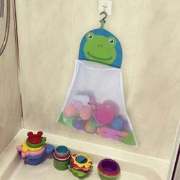 Storage Boxes Bath Toys Bag Excellent Wall-mounted Baby Pouch Smooth Zip Mesh