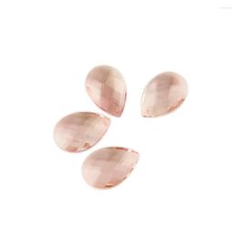 Chandelier Crystal Water Pink 38mm/50mm Tear Drop Glass Prism DIY Pendant Jewelry Lighting Part Spacer Faceted