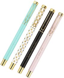 Desk Supplies Gold Cute Ballpoint Pen Metal Inspirational Office Gifts