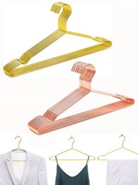 Gold Strong Metal Hanger Clothes Hangers for Standard Suit Jacket Shirt Dress Coat Boutique Space Saving KDJK2212