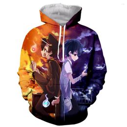 Men's Hoodies Jibaku Shounen Hanako-kun Funny Fashion Long Sleeves 3D Print Zipper/Hoodies/Sweatshirts/Jacket/Men/women Drop