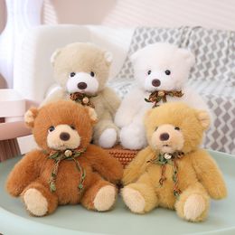 25/30CM Kawaii Mink down Teddy Bear Plush Toys Cute Bear Dolls Stuffed Soft for Children Girls Birthday Party Gift Brinquedos