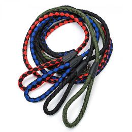 Dog Collars Leashes Nylon Training Dog Leash Webbing Recall Long Lead Line Pet Traction Rope Great for Teaching Camping Backyard 2022 T221212