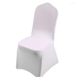 Chair Covers White Wedding Cover Polyester Elastic Dinner Table And Chairs Outdoor Garden Terrace Spandex