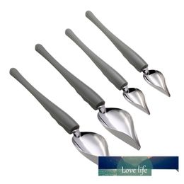 Coffee Scoops 4Pcs Cinary Ding Spoons Precision Decorating Spoon Set Plating Pencil For Decorative Plates Cake Drop Delivery Home Ga Otfle
