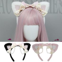 Bandanas Women Headband Cute Decorative Lolita Adjustable Hair Band Accessories