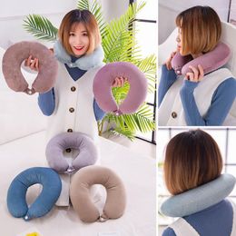 Pillow 1Pcs Multifunction U-shaped Soft Nursing Cushion Pillows Neck Support Comfortable Car Head Rest Home Textile Travel