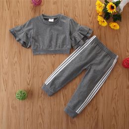 Clothing Sets Long Sleeve Girl Shirt Pants 2PCS Children Set Kids Suit Fashion Girls