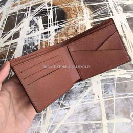 Short Wallet Men Man Purse Card holders Original box new arrival new fashion promotion284h