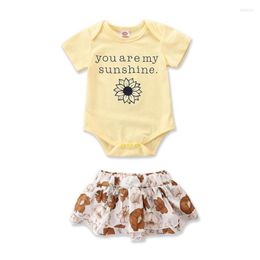 Clothing Sets Summer Baby Girls Set Floral Print Romper Shorts Suits For Kids Fashion