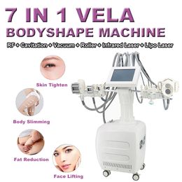Vela Roller Cavitation Machine Body Shape Fat Loss Vela RF Vacuum Roller Light Laser Skin Tighten Anti-wrinkle Beauty Skin Care Equipment