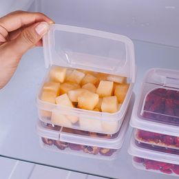 Storage Bottles Transparent Food Dish Container Butter Cheese Box Portable Refrigerator Fruit Vegetable Fresh-keeping Organiser Case