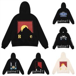 Mens Hoodies Sweatshirts Sportswear Women Streetwear Pullover Sweater Black Hooded Letter Print Couples Top High Street