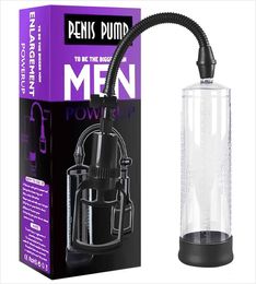 Sex Toy Penis Pump Vacuum Manual Enlarger for Male Erection Enhancement- Trainer Toys Men Stimulation - K1RX