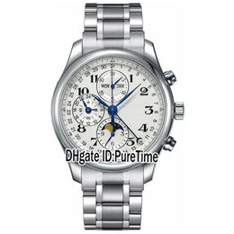New Master Collection L2 773 4 78 6 Perpetual Calendar Automatic Moon Phase DayDate Mens Watch Stainless Steel Watches 163c3260S