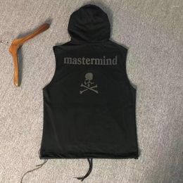 Men's Hoodies 22SS Mastermind World Hoodie Skull Printed Vest Sleeveless Sweatshirts