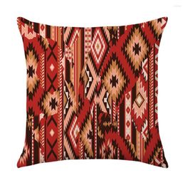Pillow Ethnic Geometric Cover Aztec Print Native Southwestern Case Home Decorative Sofa Throw 45x45cm