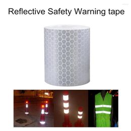 Motorcycle Apparel Car Styling White 300cm 2inch X 10ft Decoration Reflective Tape Stickers Safe Safety Warning For Automobiles