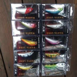 fishing lure s promotion sinking hard plastic fishing bait Dual Hooks 7cm 8 5g 10 pieces lot 250U