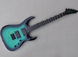 Green 6 Strings Electric Guitar with HUmbuckers Rosewood Fretboard Can be Customised