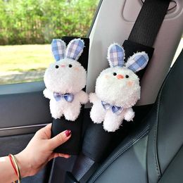 Safety Belts Accessories Cute Cartoon Car Seatbelt Cover Seat Belt Harness Cushion Shoulder Strap Protector Pad for Children/ Kids Toy animal Ornaments T221213