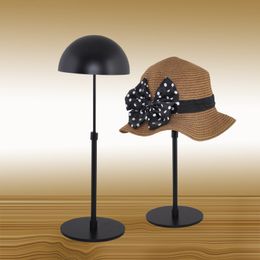 Black Adjustable Metal Hat Display Stand/Hanging hat cap rack holders