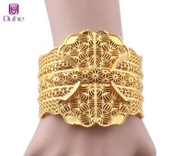 Link de color de oro Link Bracelets Chunky brazaletes para mujeres Pulseras de joyer￭a vintage Accesorios de boda2479188