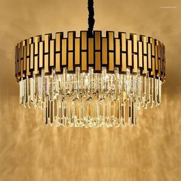 Pendant Lamps Postmodern Light Luxury Chandelier Bedroom Living Room Dining Model Creative Personality