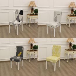 Chair Covers Minimalist Graphic Print Removable Cover High Back Anti-dirty Protector Home Gaming Office Lounge