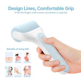 Skin Care Ice Roller S20 For Face Eyes And Whole Body Cold Compress Therapy Facial Massager Tool Fashionable Cold Derma Soicy Frozen Massage Face Beauty Tools & Device