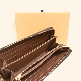 M60017 ZIPPY WALLET Designer Womens Zipped Key Coin Card Holder Daily Purse Mini Pouch Pochette Cle Organiser Enveloppe Carte De V192l