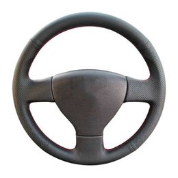 Customised Car Steering Wheel Cover Cowhide Braid Car Accessories For Volkswagen VW Golf 5 V Golf Plus Polo Jetta Tiguan Touran