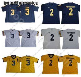 Michigan Wolverines College Football 3 Rashan Gary Jersey 2 Shea Patterson 2 Charles Woodson 4 Jim Harbaugh 1