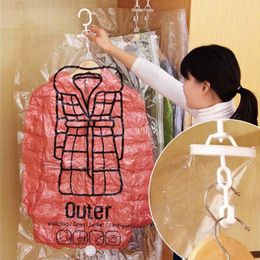 Storage Boxes 1 Vacuum Compression Bag To Save Space Transparent Clothing Dustproof Cover Home Organization