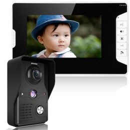 Video Door Phones Big Promotion 7 Inch Color Intercom Wired Phone Home System For Apartment