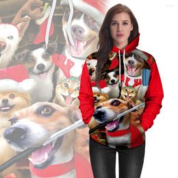 Men's Hoodies Phantasy Christmas Kawaii Sweater Hoodie Unisex Pullover Sweatshirt 3D Dog Printed Casual Comfortable Top Streetwear