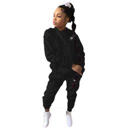 Womens Tracksuits Fashion Sweatshirt Crop Top and Long Pants 2 Piece Set Female Casual Pants Suits Sets autumn Outfits 19 Total