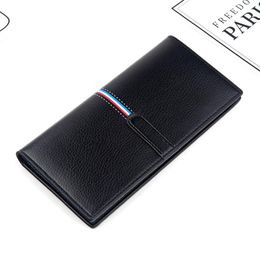 new mens wallet long casual pebbles pattern leather multifunction super soft pickup bag mens clutch bag variety189T