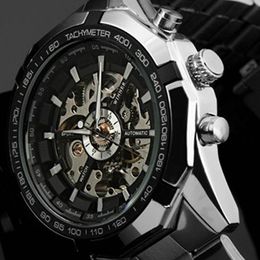 2021 New Winner Luxury Sport Clock Men Automatic Watch Skeleton Military Watch Mechanical Relogio Male Montre Watch Mens Relojes265a