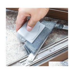 Cleaning Brushes Window Groove Cloth Windows Clean Brush Scouring Clothes Slot Cleanerbrushclean Windowslotcleaner Fhl148Zwl521 Drop Otikc