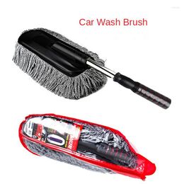 Car Washer Flat Wax To The Cleaning Mop Brush Nano Dust Duster With Wash Tool