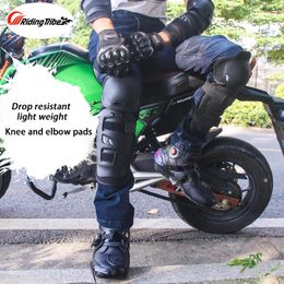Motorcycle Armor 4pc/s Protection Knee Pads Elbow Racing Protector Gear Motocross Skating Protectors Protective Gears